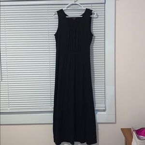 Land’s End Black Long Casual Dress